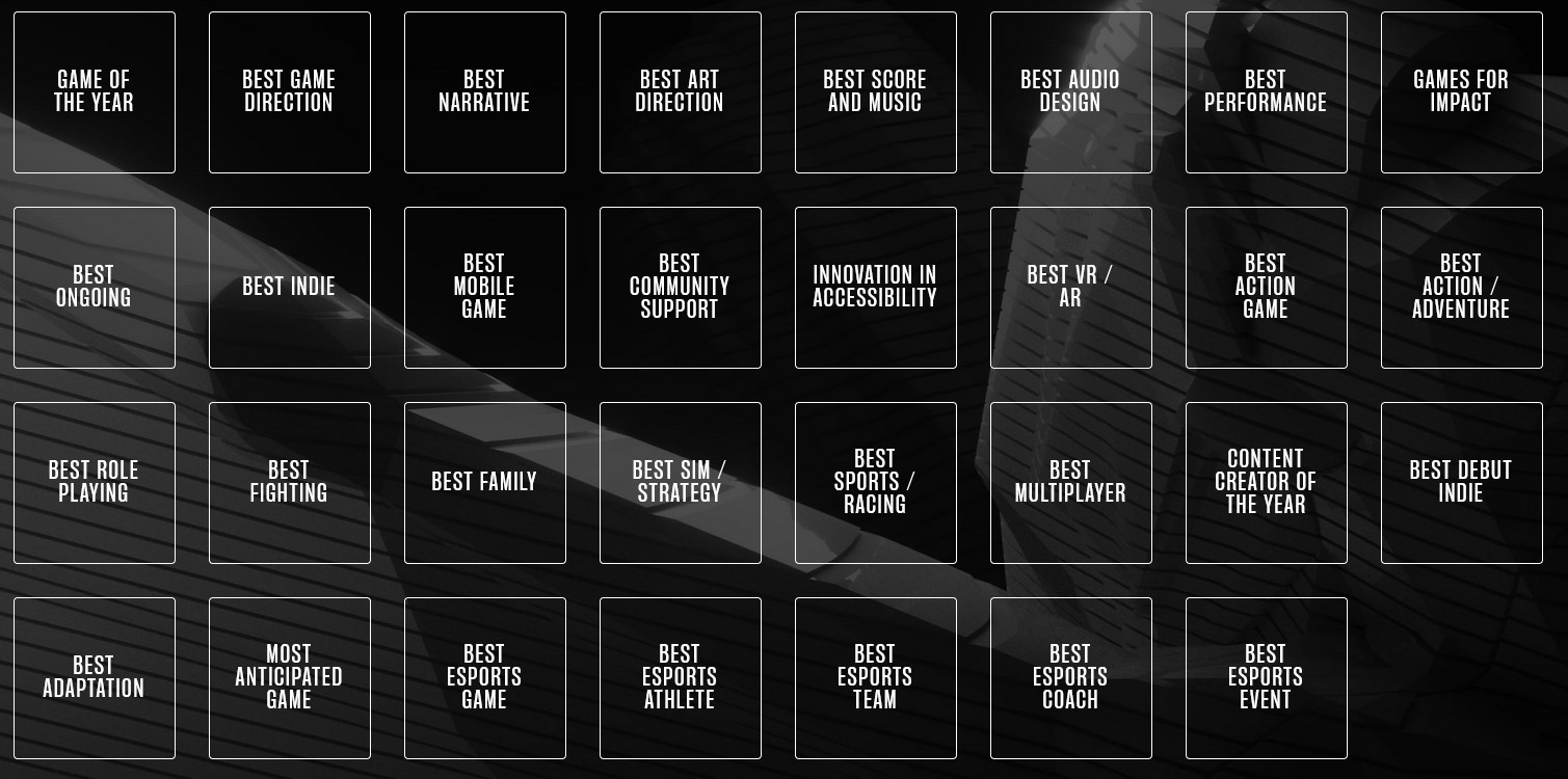 Here's How You Can Cast Your Vote in the Upcoming Game Awards
