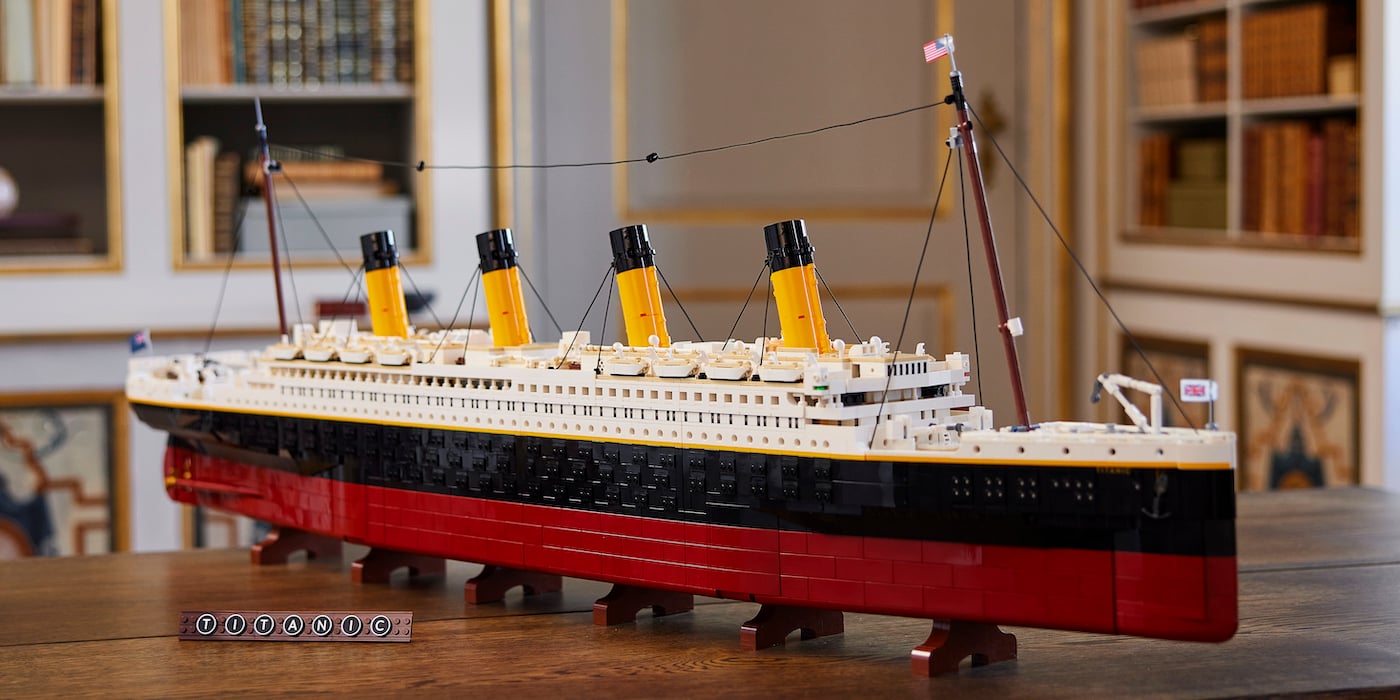 A Lego titanic I made back in August of 2021 that remade into the Olympic :  r/titanic