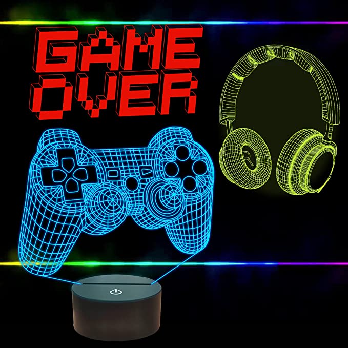 Lampe Gaming Game Over