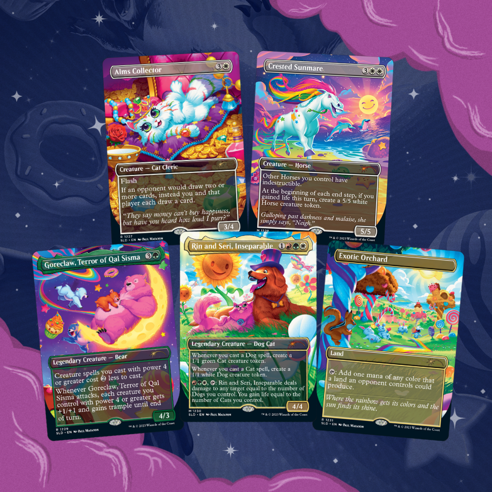 MTG: Lisa Frank-ly These 90s Binder Secret Lairs Are Amazing - Bell of Lost  Souls