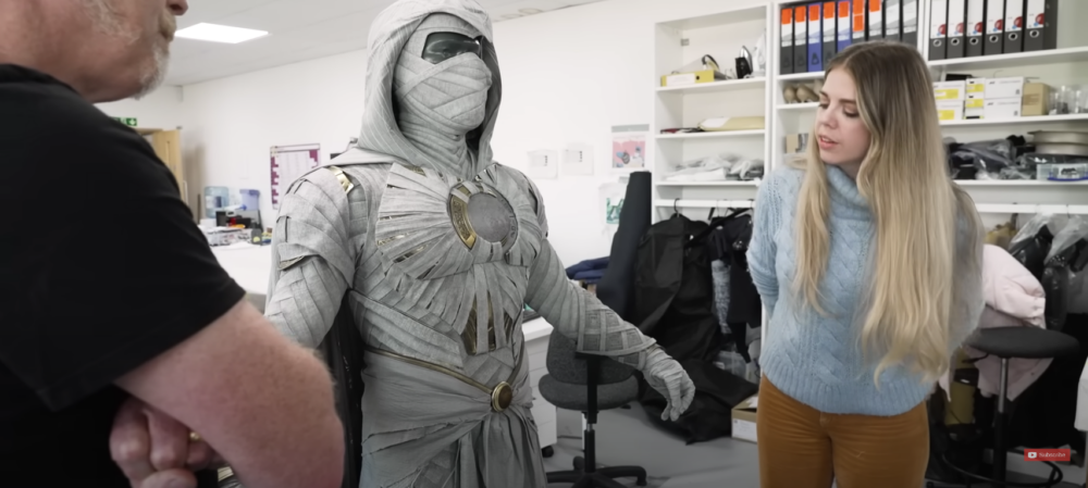 Adam Savage and Meghan Kasperlik Discuss the Moon Knight Costume