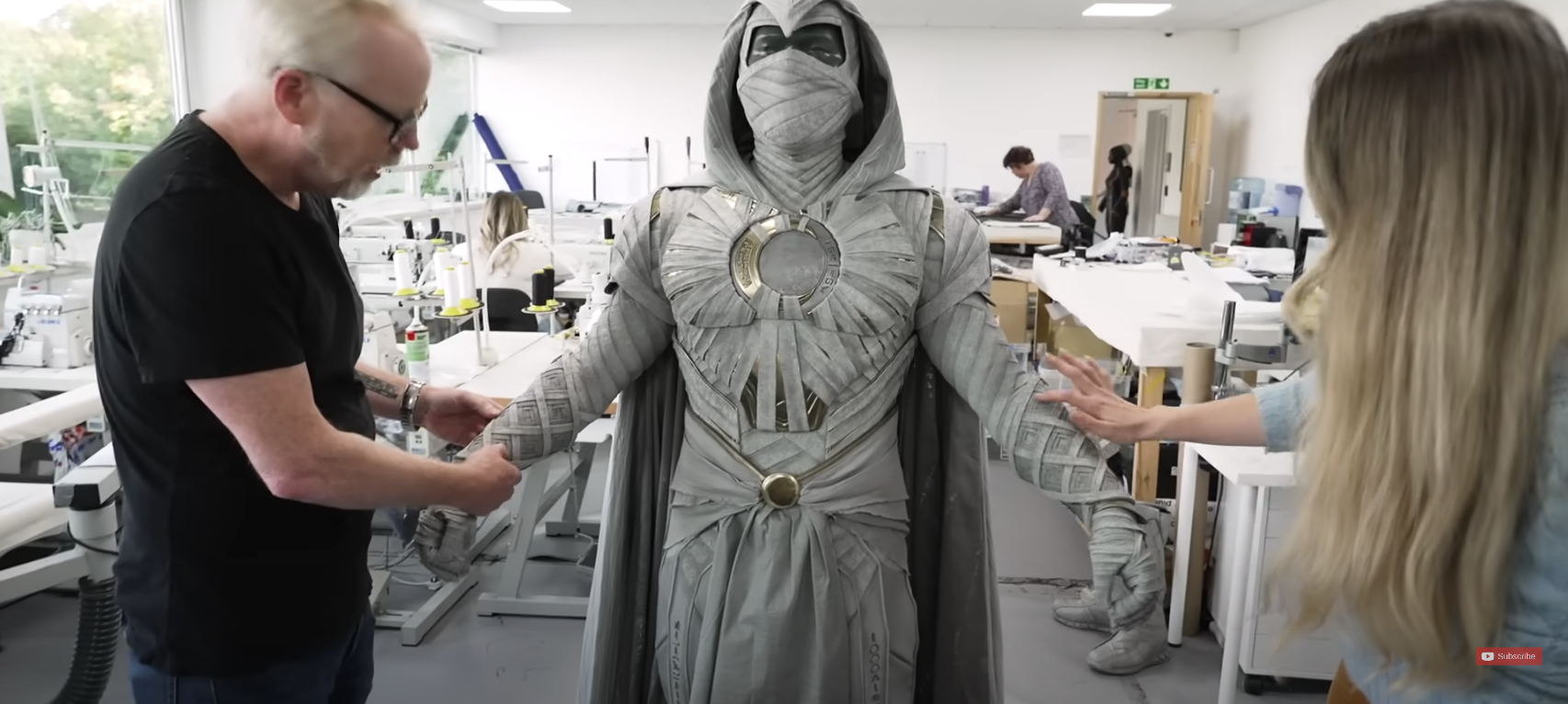 Adam Savage investigates the layers of work behind the Moon Knight Costume Build