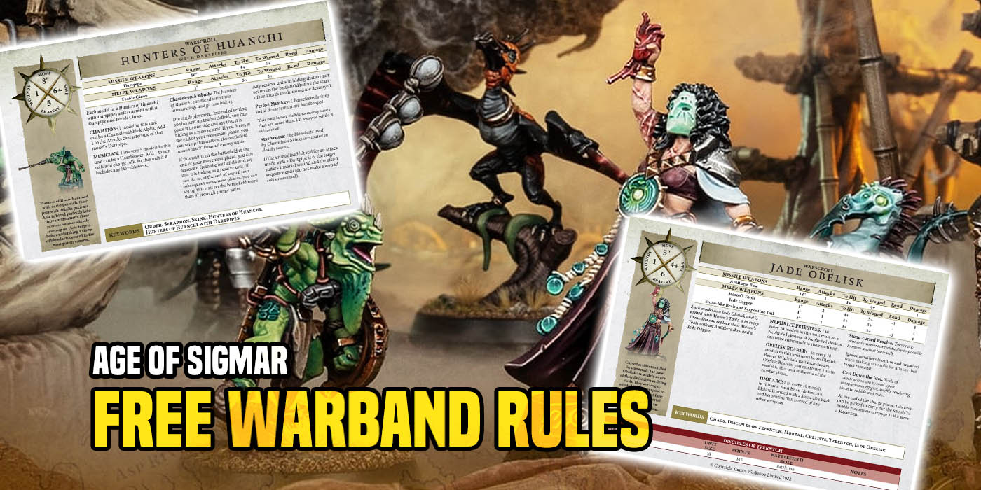 Age of Sigmar: Free Rules For The Warcry Sundered Fate Warbands - Bell of  Lost Souls