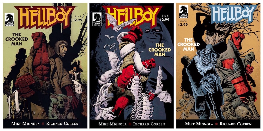 hellboy: The Crooked Man covers