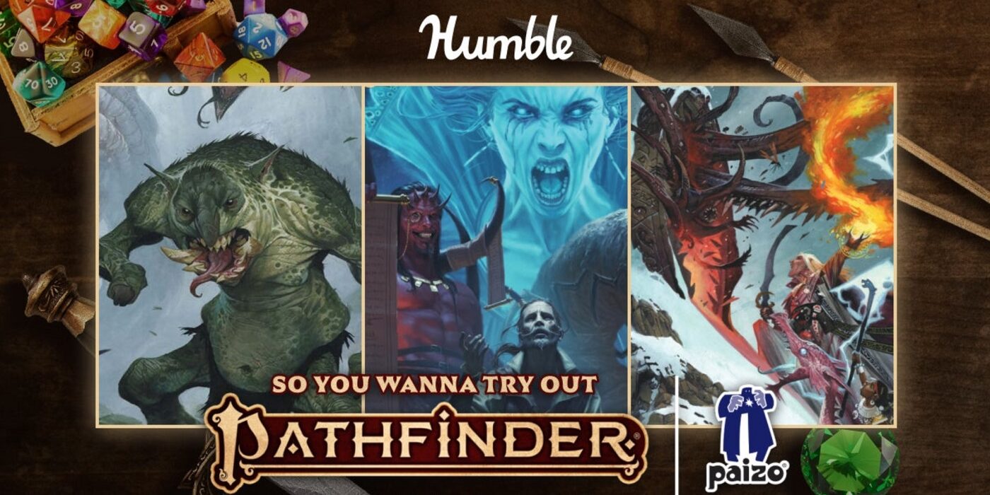 Humble Bundle on X: Unwrap a lifetime of #Pathfinder and #Starfinder for  yourself or the would-be hero in your life. Pick up 40+ digital books &  resources plus a PHYSICAL Pathfinder 2E