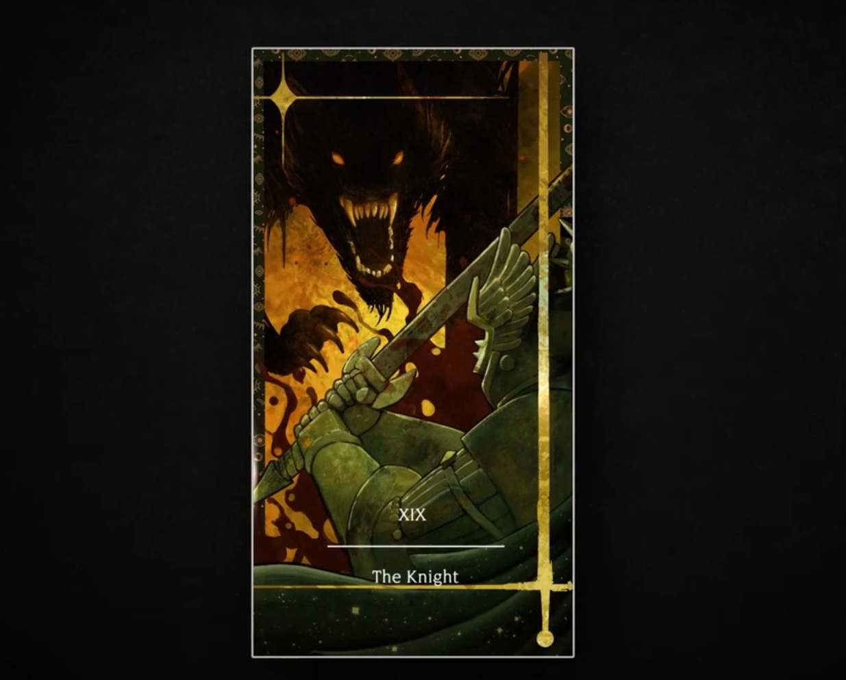 Warhammer 40K Arks Of Omen Card XIX The Knight Bell Of Lost Souls Warhammer 40K Arks Of Omen Card XIX The Knight Bell Of Lost Souls