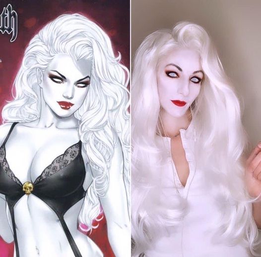 Lady Death cosplay with permission by AmazonMandy