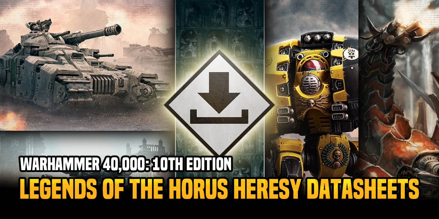 Warhammer 40k 10th Edition – Free Horus Heresy Legends Rules 
