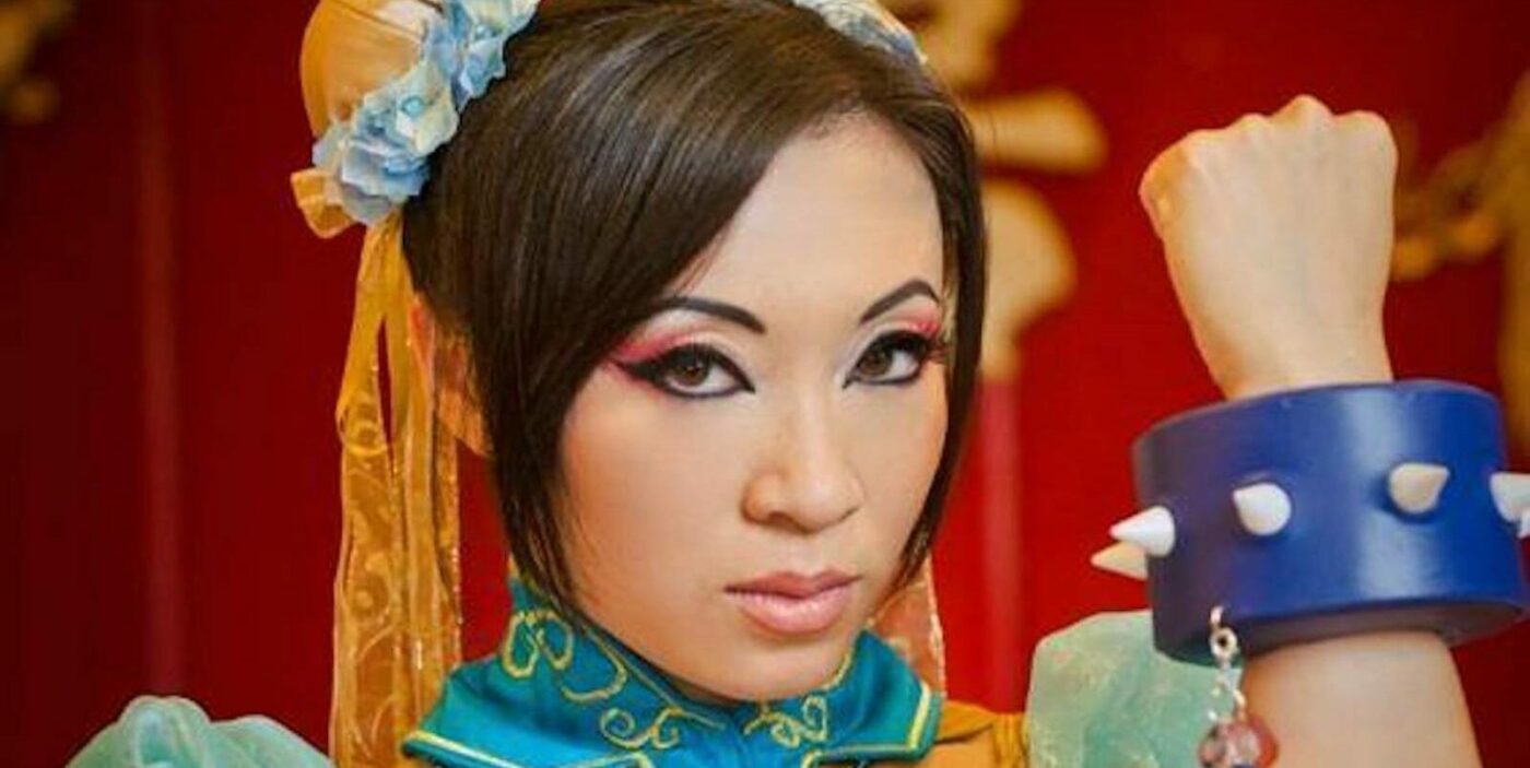 Yaya Han - In Chun Li today at @germancomiccon trying not to freeze lol! My  table is with the other cosplayers in Hall 3 and I will be judging the  cosplay contest