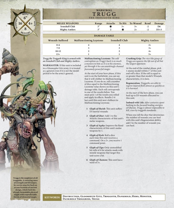 Trugg, The Troggoth King revealed at NOVA 2023 : r/ageofsigmar