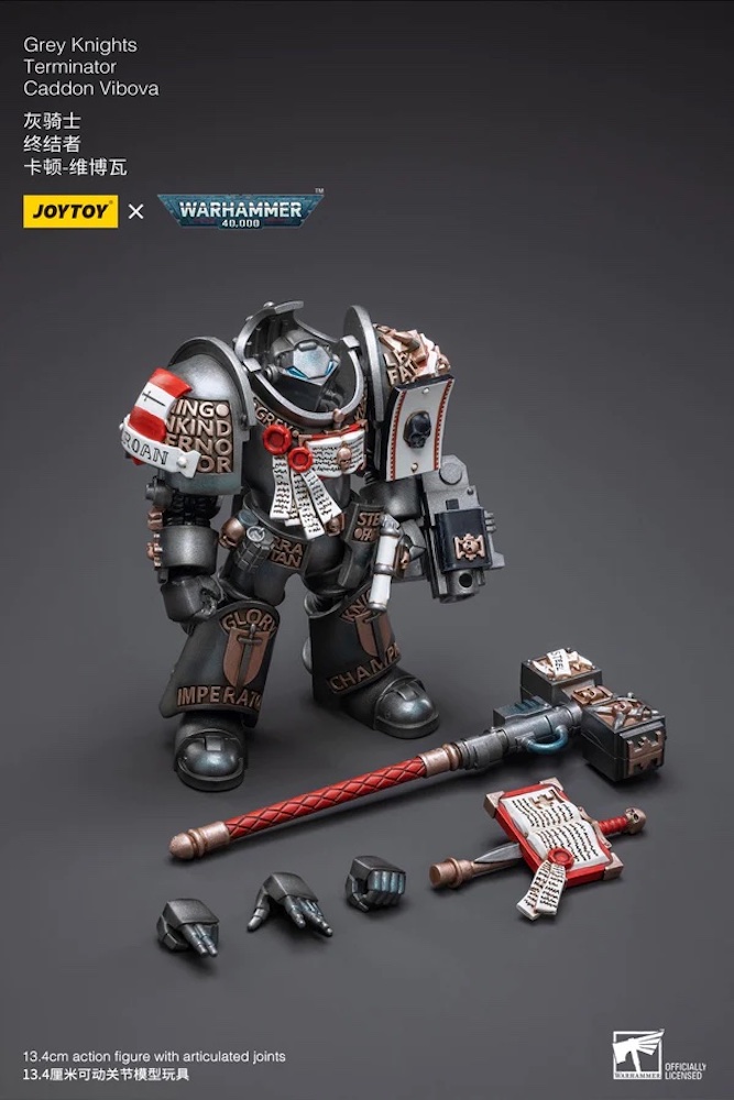 Warhammer 40K Grey Knights Grand Master Voldus 1/18 Scale Figure