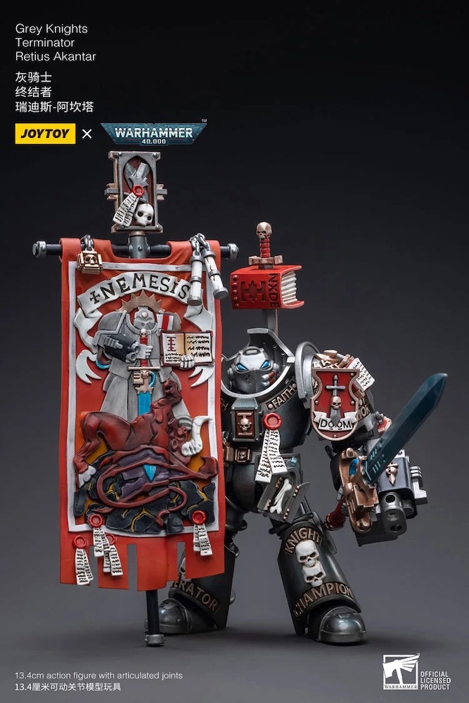 Warhammer 40K Grey Knights Grand Master Voldus 1/18 Scale Figure