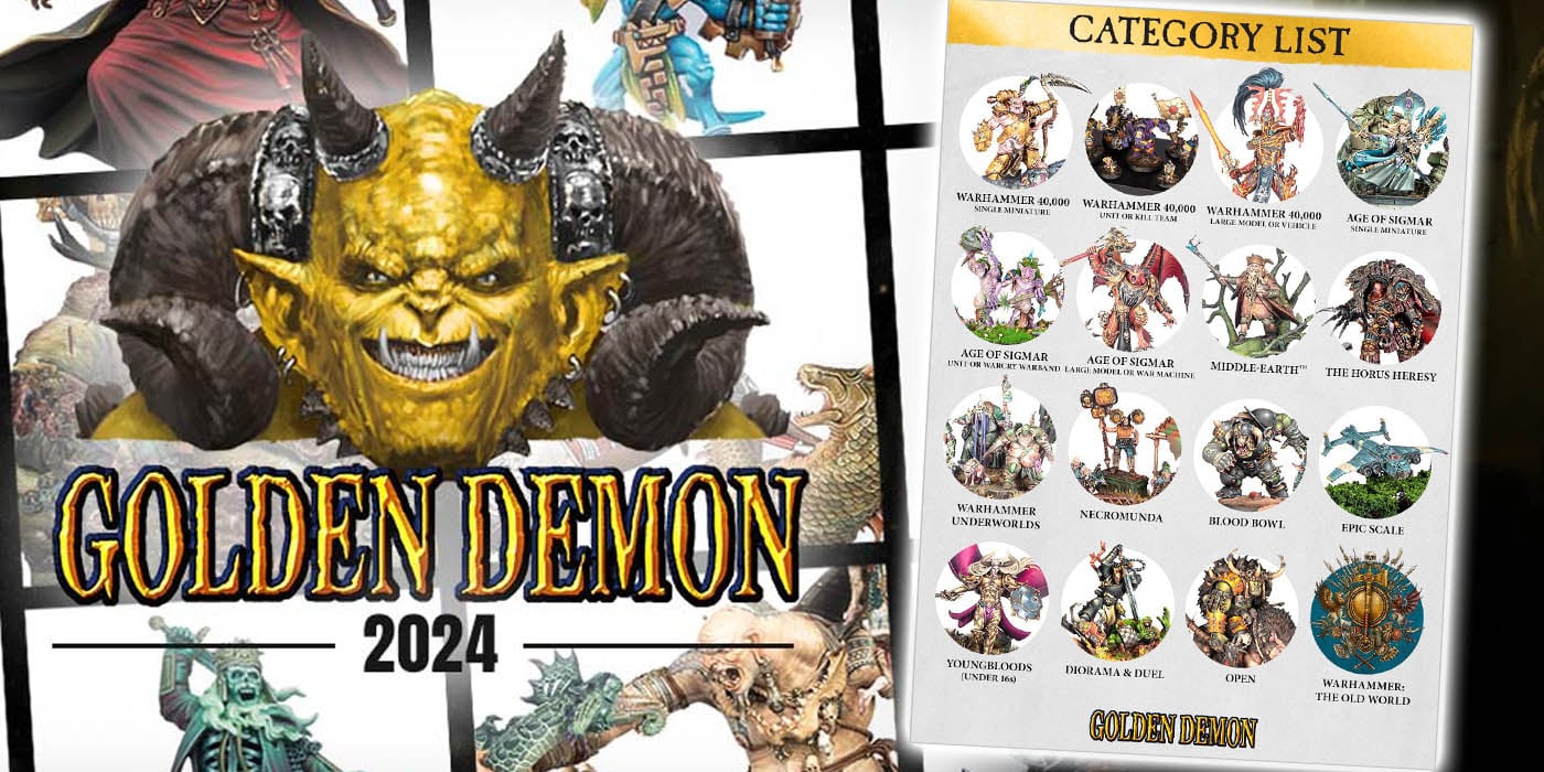 Games Golden Demon 2024 Category Details Announced Bell of