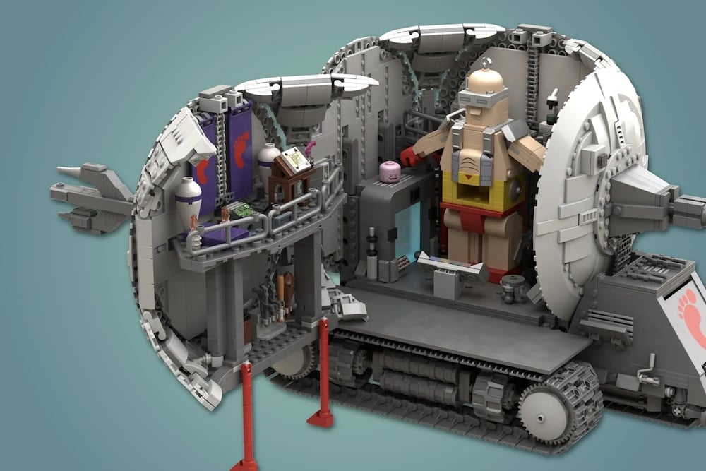 LEGO Teenage Mutant Ninja Turtles terrordome interior